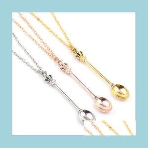 H￤nge halsband h￤nge halsband h￤ngsmycken smycken droppleverans 2021 charm liten med kronhalsband kreativa mini l￥nga l￤nksked otwio
