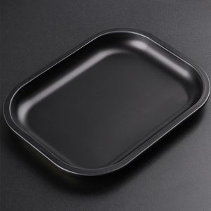 Tobacco Rolling Tray Black Matte Cigarette Rolling Tray Storage Plate for Smoking Cigarette Joint Pre Roller Plate Smoking Accessories b1031