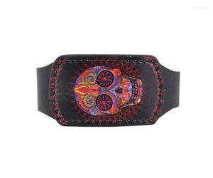 Bangle Vintage Men's Rope Leather Personalized Bracelets Skull Bracelet For Women Factory Wholesale