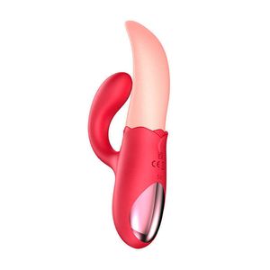 sex toy massager New style simulated electric tongue female silent egg skipping automatic vibrator adult products