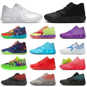 Fashoin Lamelo Ball Shoe MB 01 Mens를위한 Rick and Morty Basketball Shoes Mens Rock Ridge Red Galaxy Black Blast Galaxy는 여기에서 스포츠에서