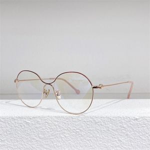 Optiska glas￶gon f￶r m￤n Kvinnor Retro 5090 Style Anti-Blue Full Frame Glasse Light Lens med l￥da