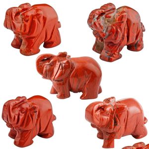 Stone Stone Sardonyx Pieką Elephant Statua Kitchen Strażnik Healing Figurine Decor 1 5 Opakowanie dostawy kropli 2022 NiceDhstore Amaqw otcgx