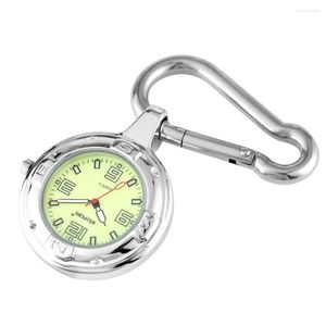 Pocket Watches Fashion Outdoor Quartz Watch With Buckle Arabic Number Luminous Hands Display Steampunk Pendant Reloj de Bolsillo