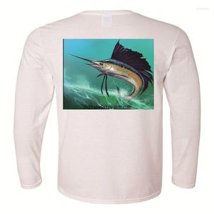 Racing Jackets Professional Sublimation Custom Made Fishing Jersey Long Sleeve Shirts Hygroskopiska och svettfrigörande