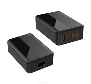 LDNIO 65W CARREGROS PD QC4.0 4 PORTS CARRANGO USB TIPO C PARA IPHONE