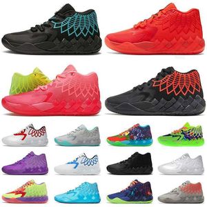 Męski Lamelo Sneaker MB 01 Modna koszykówka Rick Motibas City Queen City Purple Black Exploding Galaxy nie stąd 2023