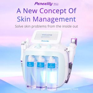 6 IN 1 Microdermabrasion Vacuum Face Cleaning Machine Beauty Oxygen Water Jet Pore Cleaner Facial Massage Device Skin Care Tool