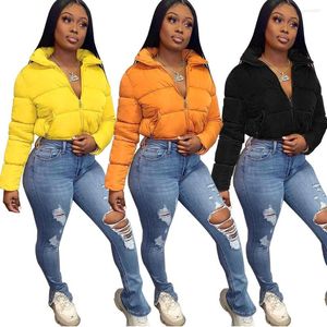 Women's Down Woman Bomber Jacket Parkas Winter Clothes Women 2022 Bubble Cropped Puffer Coat Plus Size Clothing Oversized Streetwear