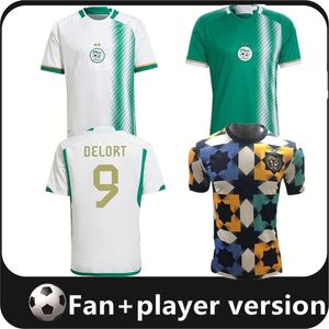 22 23 Algérie Algerie Mens Soccer Jerseys 2022 2023 Slimani Mahrez Feghouli Bennacer Atal Home Away Men Player Version Football Shirts