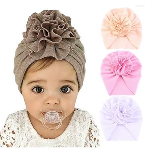 Hattar baby pannband hatt bowknot stretchy turban sp￤dbarn huvud wrap beanie flickor huvudbonad h￥r tillbeh￶r