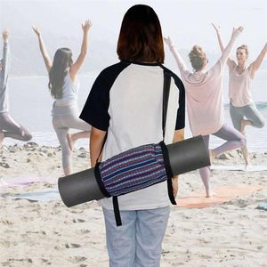 Outdoor-Taschen National Wind Sports Fitness Yoga-Matte zum Empfangen von Umhängetaschen im Ethno-Stil Tragbare verstellbare Schnalle