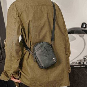 Evening bag Men Bag Mini Shoulder Crossbody s For Man Small Phone Purse Pouch Male Breast Sling Leather Sacoche homme Bolsos 220728
