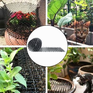 Cat Carriers Gardening Scat Mat Repellent Anti-Cat With Straps Prickle Keep Away Strips Deterrent Dog Digging Spikes Supplie N8X7