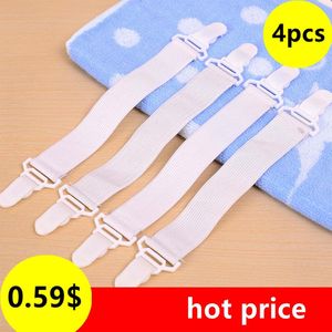 Clothing Storage 4PCS/Set Elastic Bed Sheet Mattress Cover Blankets Grippers Clip Holder Fasteners Kit Home Textiles Accessories For Bedroom