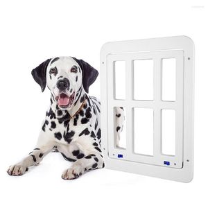 Cat Carriers House Enter Sliding Door For Cats Window Gate Pet Screen With Magnetic Flap Security Lockable Various