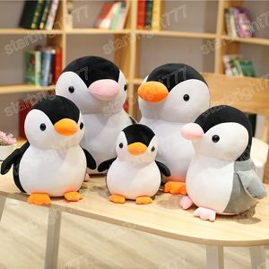 25/35/45cm yaratıcı simülasyon sarılmak penguen peluş doldurulmuş oyuncaklar kawaii yazılım çift penguen bebek oyuncak ev dekor