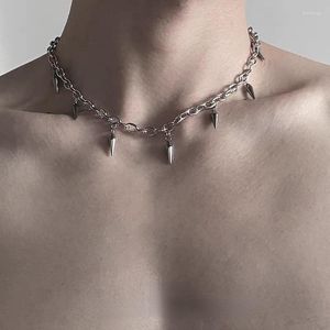 Choker 12st/parti nitar chokers punk goth handgjorda material halsband spik rivet rock gothic