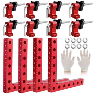 Professional Hand Tool Sets Degree Positioning Squares cm Right Angle Clamps Aluminum Alloy L Type Fixing Clamp Durable Corner Clamping