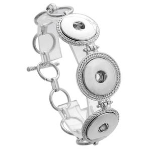 Bracelets de charme mais recente botão Snap Butter Bracelet Ampbangles Design Ligles Bangles Jewelry Drop Delivery Smteq