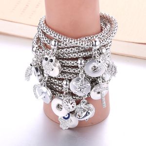 Charm Bracelets Boom Life New Snap Armband für Frauen passen DIY Juwely Elastizität Knöpfe 7467 Drop Lieferung 2022 SMTOK