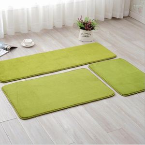 Carpets Solid Kitchen Rugs Floor Bedroom Bedside Mat Anti-Slip Doormat Bathroom Bath Mats Toilet Living Room