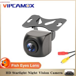 Ny Fish Eye Lens CVBS Vehicle Baksikt Camera Starlight Night Vision 170 Bilkamera med parkeringslinje för BMW för VW Passat Golf