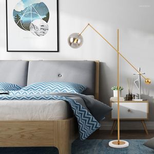 Floor Lamps Modern Metal Glass G9 2022 Lamp Room Decor Led Lights Home Appliance Standard Bedroom Living