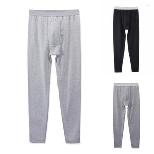 Erkekler Placowear Erkekler Uzun Johns Marka Sonbahar Termal İç çamaşırı İnce Taytlar Moda Gevşek Pijamalar Dip Dipli Katı Sıradan Pantolonlar Slip Homme