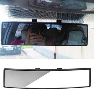 Interior Accessories Universal 300mm Panoramic Curve Convex Clip On Rear View Mirror Bacl-up Assistance
