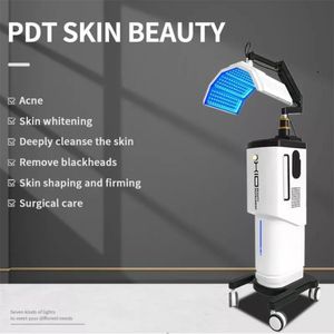 7 cores LED PDT Light Skin Care M￡quina de beleza M￡scara facial LED para rejuvenescimento da pele Removedor de acne Antiwrinkle