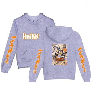 Bluzy męskie Haikyuu Hoikyuu 2022 Anime Volleyball Teeneager Hooded Hoody Children's Spring Autumn Clothing Hurtowa sprzedaż detaliczna