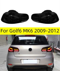 Taillight For Golf6 Golf MK6 2009-2012 Tail Lights With Sequential Turn Signal Animation Brake Parking Lighthouse Facelift