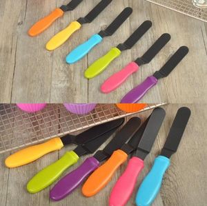 Nylon Butter Cake Cream Knife Kitchen Tools Spatula Plastic Handle Smoother Spreader Pastry Decorating Tools Wholesale