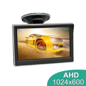 5 inç IPS AHD Araba Video Arka Görüntü Monitör MPV SUV at kamyonu için vantuz ve braket ile park yedekleme monitöründe