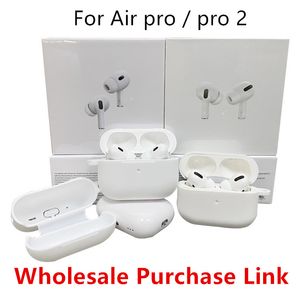 wholesale For Airpods pro 2 2nd generation airpod 3 pros Headphone Accessories Solid Silicone Cute Protective Cover volume control Earphone Shockproof Case