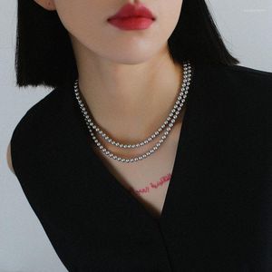 Choker tidlöst undrar high end glaspärlkedjor halsband för kvinnor smycken goth toppkvalitet halsband egirl boho kpop 4524