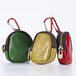 DHL50pcs Münze Geldbörsen Frauen Öl Pu Ovale Haspe Kurze Brieftasche Mix Farbe