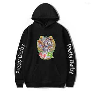 Hoodies masculinos harajuku lindas derby game moda moda impressa moletons casuais homens pulôvers de garoto de garoto