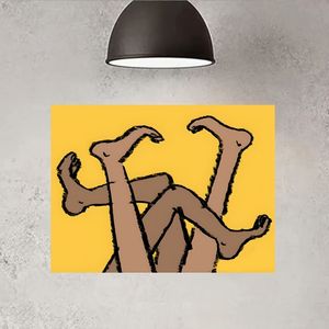  Çerçevesiz duvar resimleri, cinsel günaha dekoratif resimler, sanatsal atmosferi ve alanın dokusunu geliştirmek için mükemmel bir süsleme, su geçirmez yağ tuvali