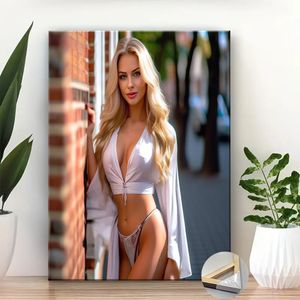  Şık Çerçeveli Duvar Sanatı - Mutfak ve Koridor Dekoru - Modern Duruş Tasarımı - Yüksek Kaliteli Baskı