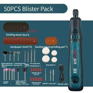  Kleiner Elektroschleifer Multifunktionaler Handpolier- und Schleifstift Wiederaufladbar Miniatur Haushaltsgravurwerkzeug Kombinationsset Robust Pr äzise Für Feinarbeiten
