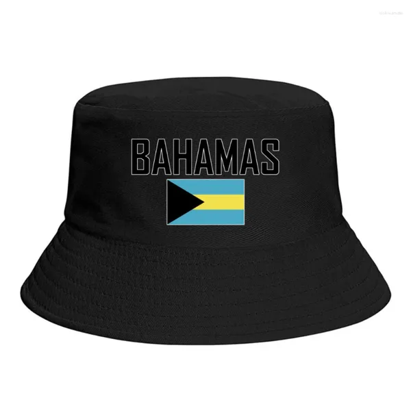 Береты Багамские острова Панамы с флагом и принтом Классные любители солнцезащитного козырька Простые классические уличные летние рыбацкие шапки Кепка для рыбалки