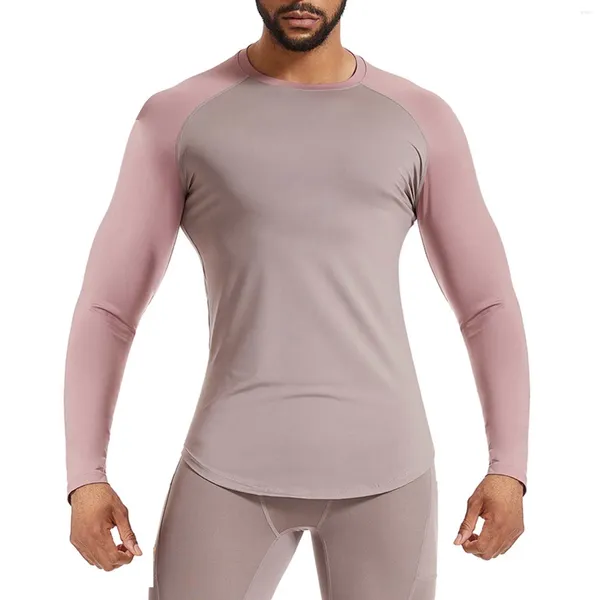 Magliette da uomo Autunno e inverno Collant traspiranti ad asciugatura rapida Sudore Basket Training Uomo T-shirt Top La nostra camicia più comoda