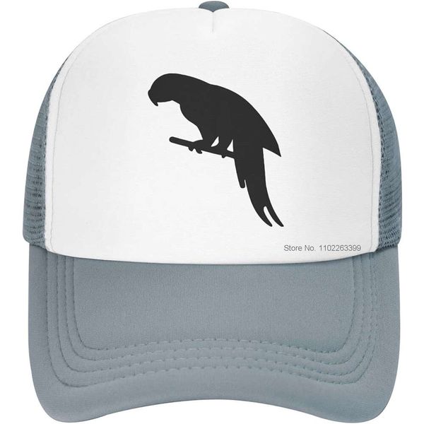 Cappello da camionista silhouette pavone Berretto a rete per animali Berretto da caccia snapback regolabile leggero per uomo e donna