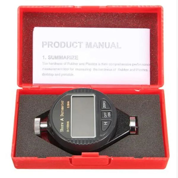 LCD-Display 0-100HA Digitaler Durometer Shore A/C/D Härteprüfer Reifen Kunststoff Gummi Testwerkzeuge Durometer Keine Batterie 231229