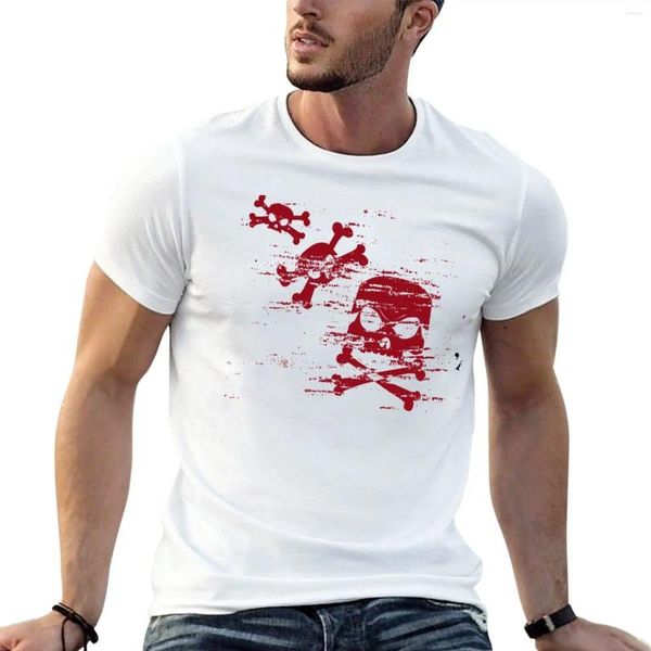 Camiseta masculina pirata crânio ilustrações camiseta manga curta camisa engraçada blusa roupas masculinas