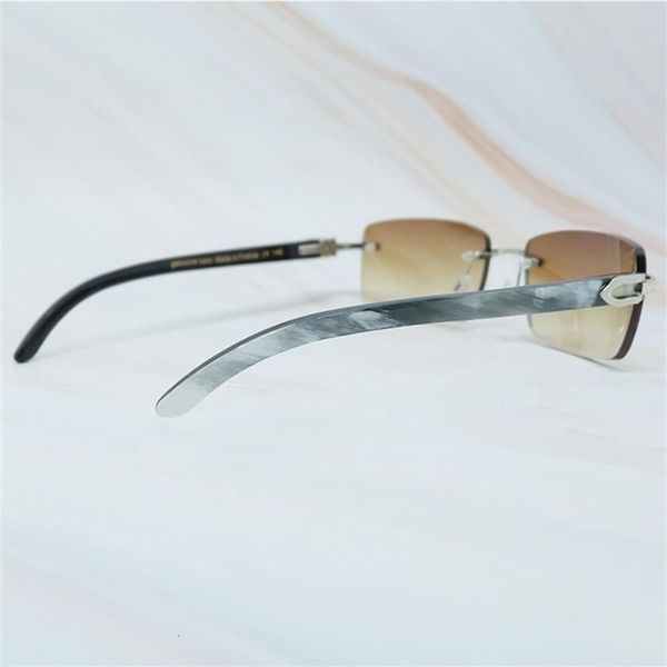 Occhiali da sole Designer Uomo firma premium occhiali da sole bufalo donne appassionati Occhiali da vista Occhiali da sole quadrati senza montatura gafas de299F