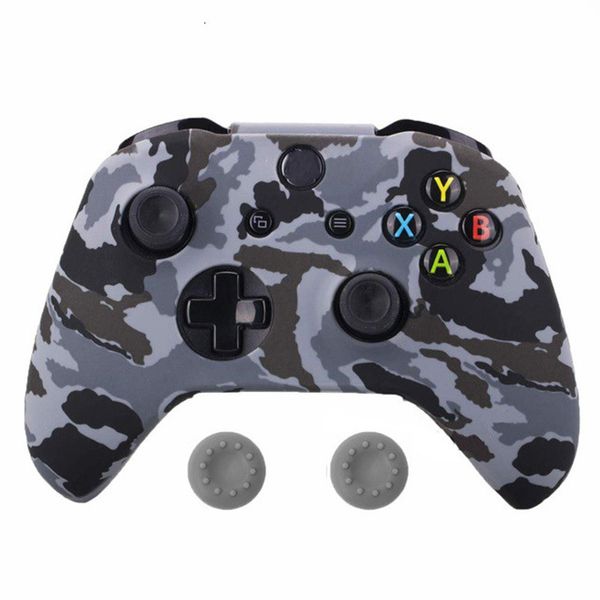 Xbox One Game Controller Case Gamepad Joysticks Capas de proteção Camuflagem Silicone Gamepads Capa para Xbox One / X S Controllers DHL grátis