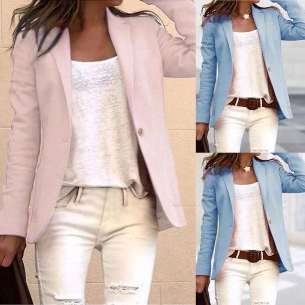 Abiti da donna s-5xl femmina giacca blazer corta sottile primavera autunno casual lavoro lavoro più dimensioni bianche nere beige rosa